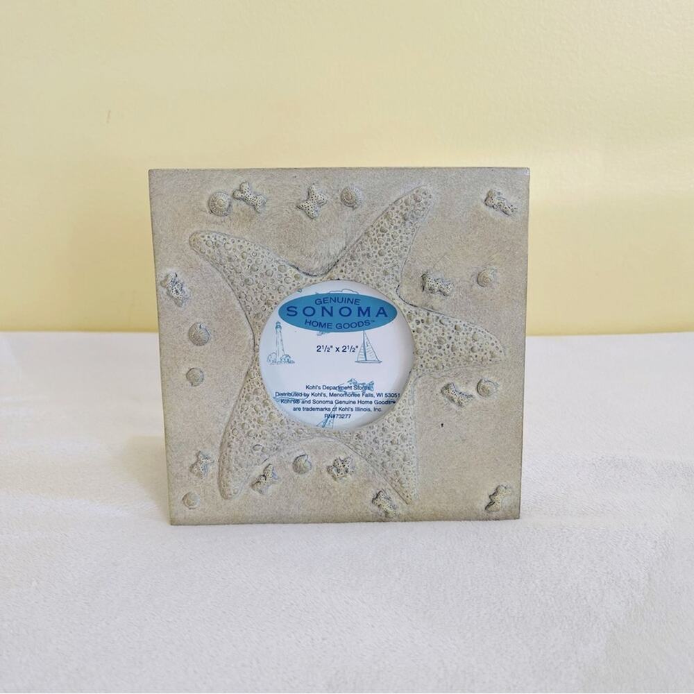 Sonoma Star Fish Coastal Photo Picture Frame Ocean Beach Nautical Decor 3D